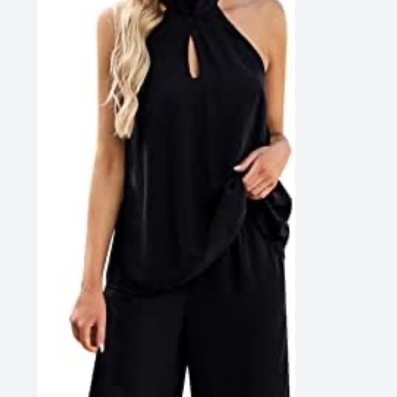 Women’s fashion elegant halter neck . Two-piece set size medium - Picture 2 of 6